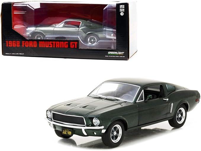 1968 Ford Mustang GT Fastback Highland Green – GreenLight 1:24 – GL84038