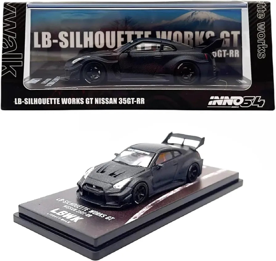 1/64TIMEMODEL R35 3台➕TIMEMICRO 35GT-RR Time Micro 1/64 R35 GTR LB, 3.0 Silhouette 35GT-RR - Monster
