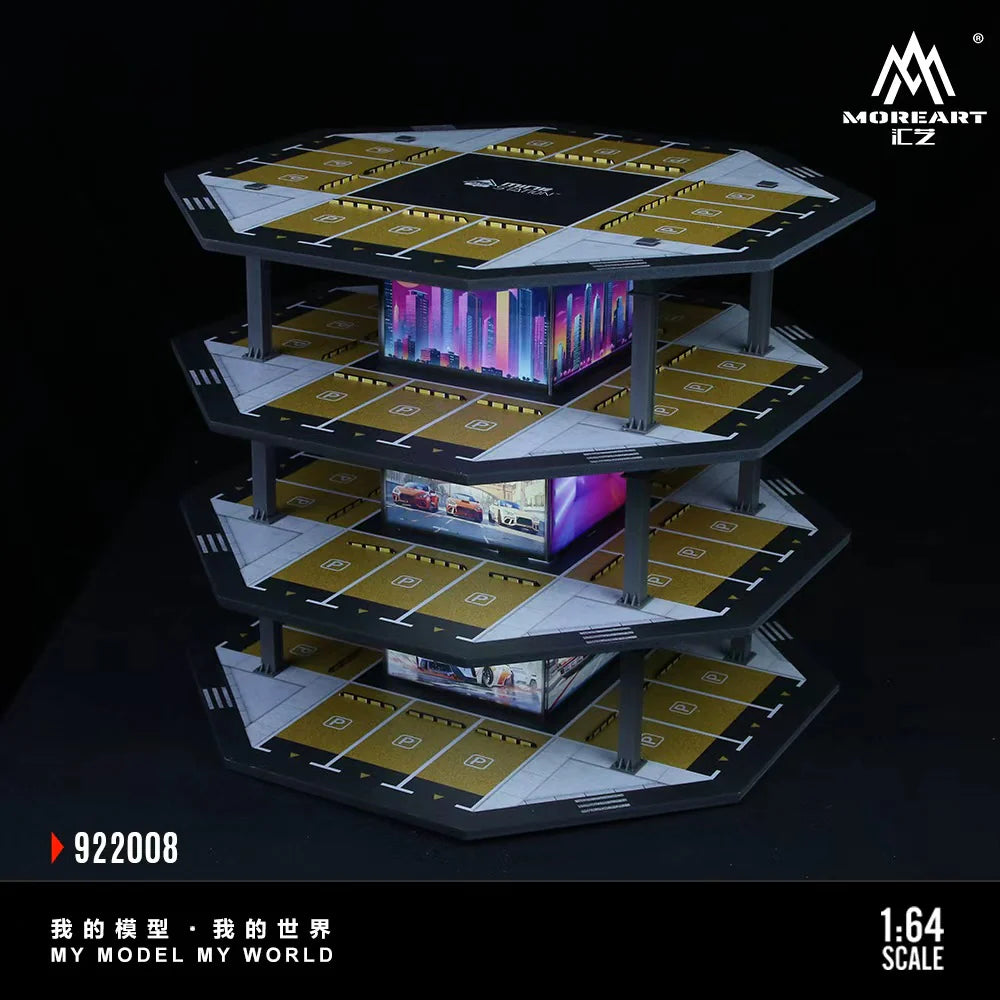 MoreArt 1/64-OCTAGONAL TOWER PARKING MODEL LOT 02 MO922008