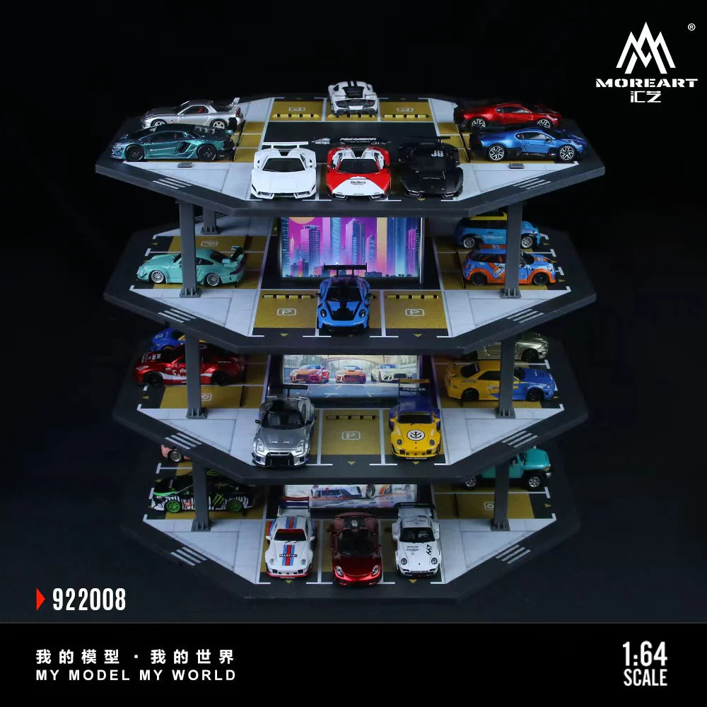 MoreArt 1/64-OCTAGONAL TOWER PARKING MODEL LOT 02 MO922008