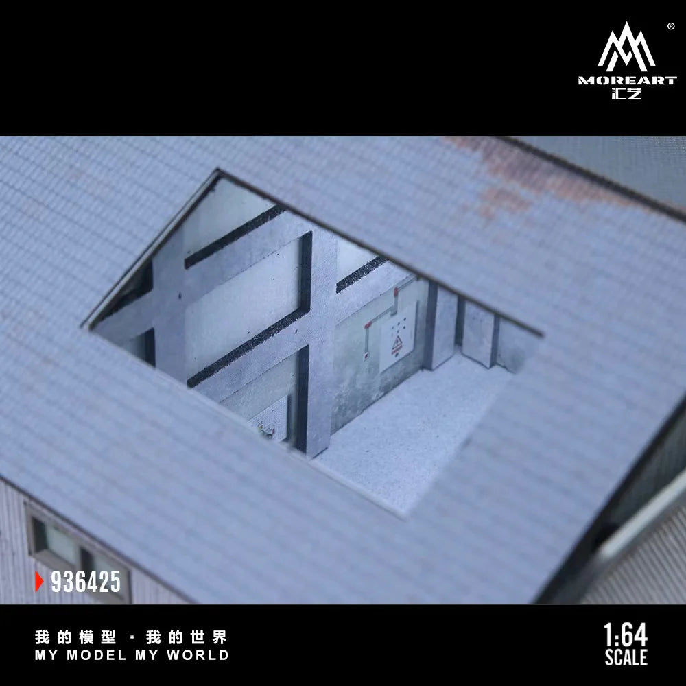 MoreArt 1/64-MORIYAMA MOTOR VEHICLE PREPARATION WORKSHOP MO936425