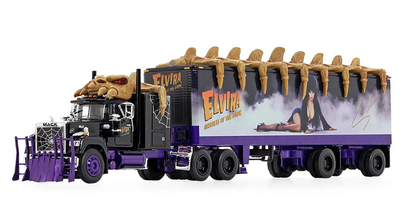 Elvira Mistress of the Dark - Mack Super-Liner with 60" Flattop Sleeper and 40&