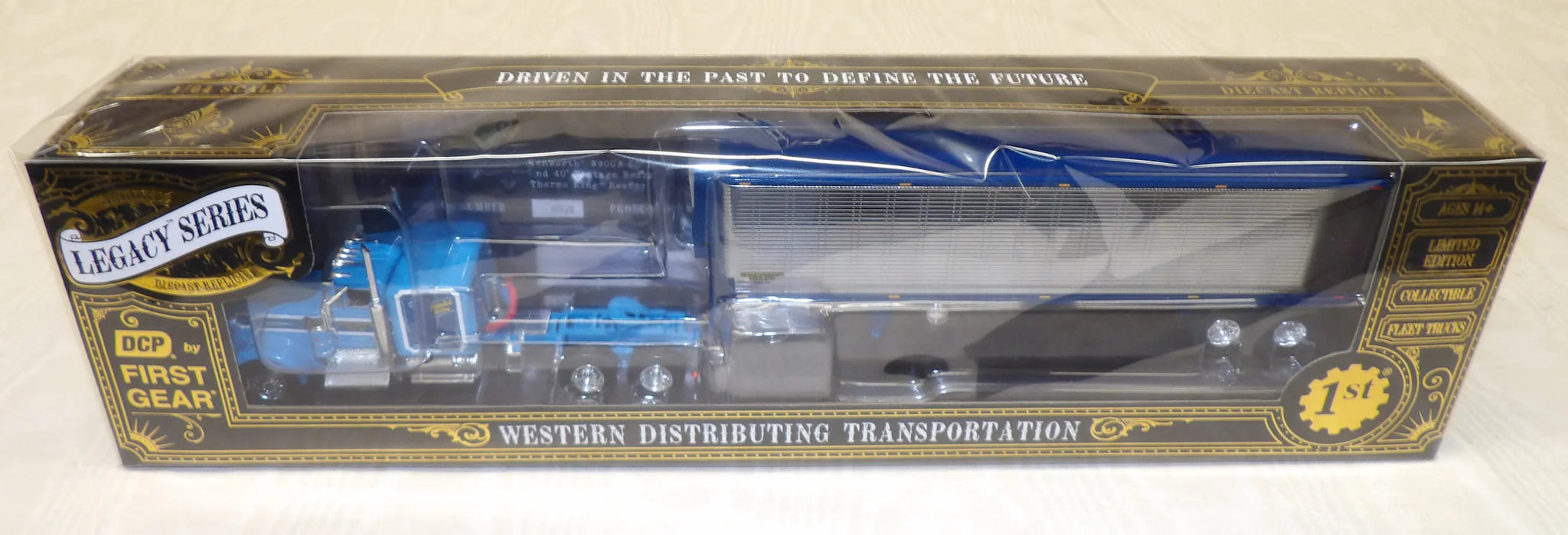 Western Distributing "Crippled Cowboy" Kenworth W900A with 60" Flat Top Sleeper & 40&