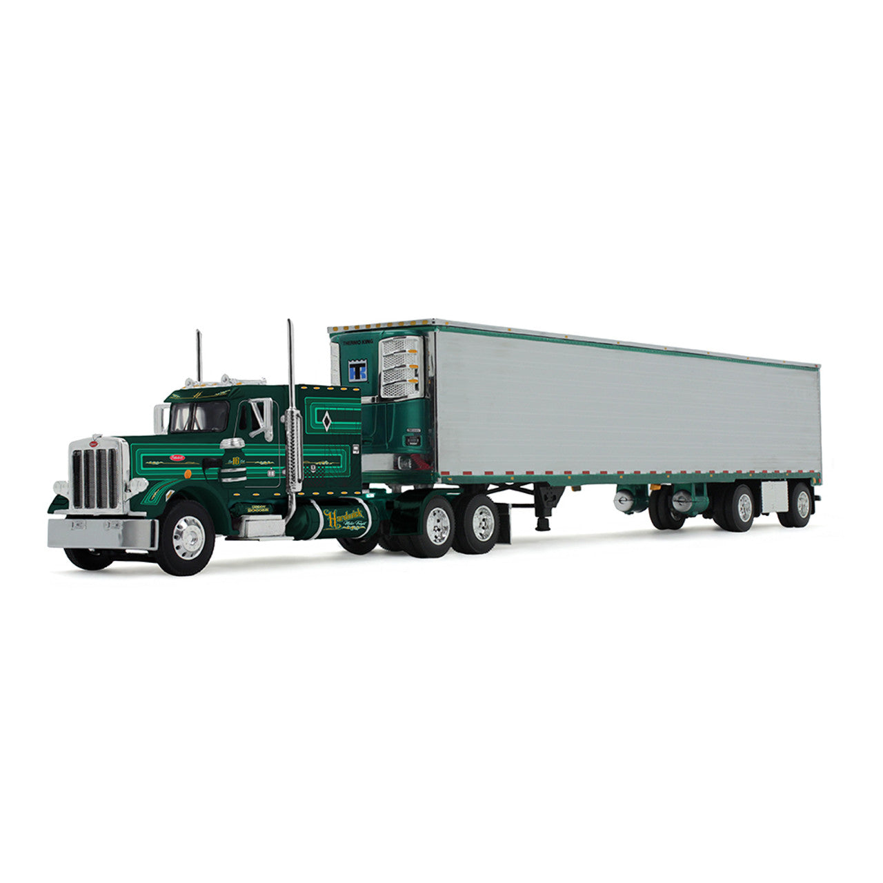 Big Rigs Series 2 - Hardwick - Peterbilt 359 with Matching Spread-Axle Refer Trailer 68-2100, DCP by First Gear, 1/64
