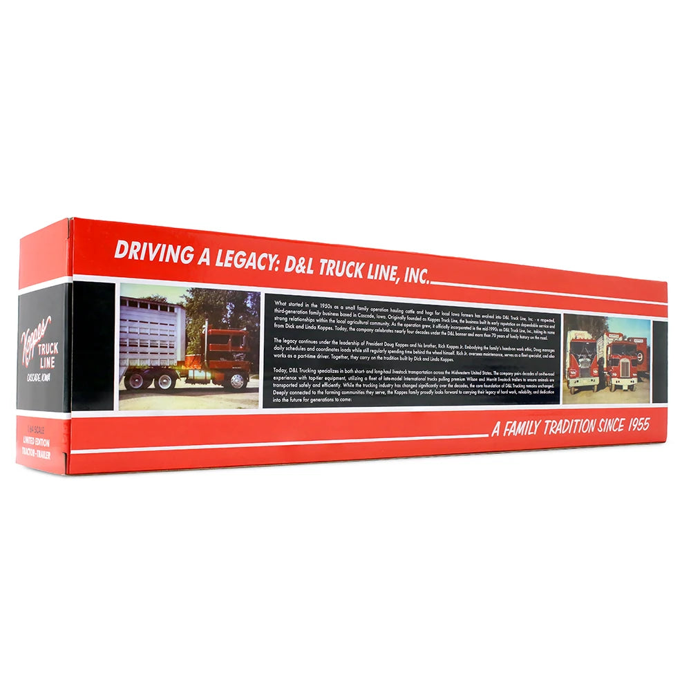 DCP by First Gear 1:64-Koppes Truck Line Kenworth K100 COE Flat Top & 45&