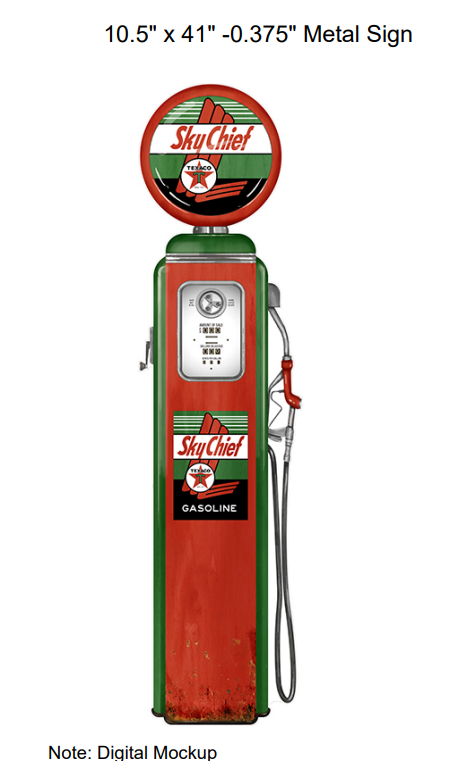 Sky Chief "Texaco" Vintage Gas Pump