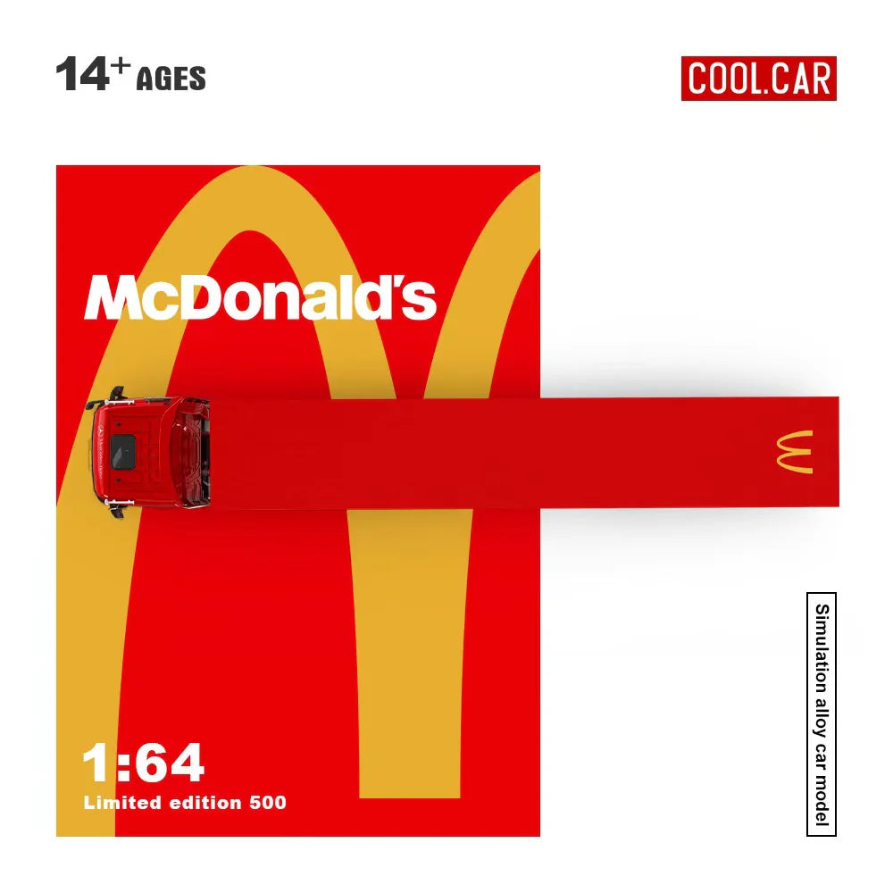 CoolCar 1/64 - Mercedes Benz Actros Contrainer Truck McDonald&