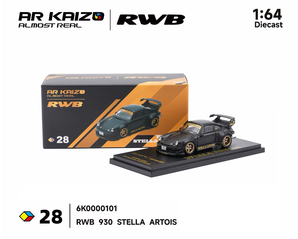 KAIZO RWB 930 Stella Artois Matte Black - Almost Real 1:64 - 6K0000101
