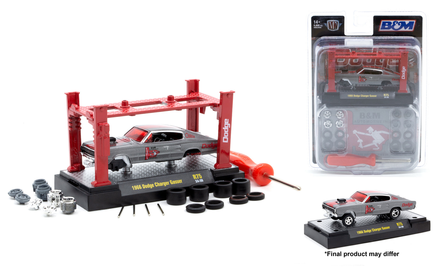 B&M - 1966 Dodge Charger Gasser (M2 Machines-Model-Kit Release 75)