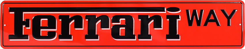 5"x24"-FERRARI WAY STREET SIGN