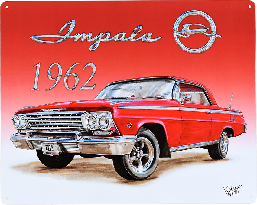 12"x15"-1962 CHEVY IMPALA
