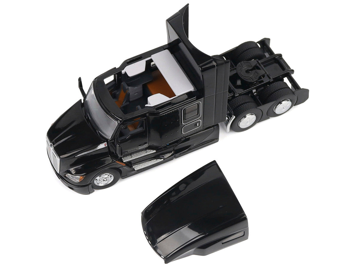 Kenworth T680 76" High Roof Sleeper Cab Truck Tractor Black