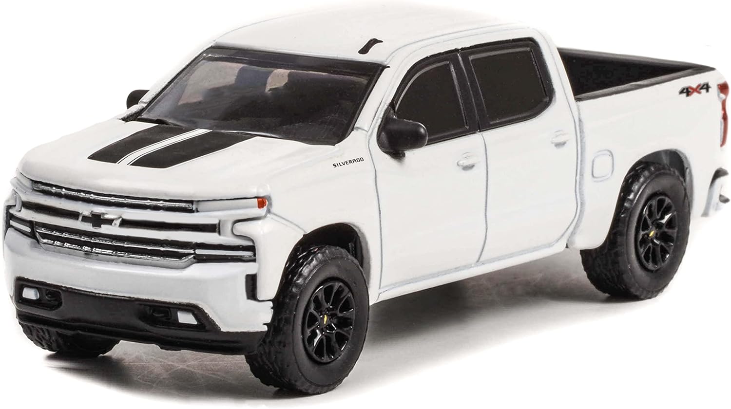 2020 Chevy Silverado RST Rally Edition Pickup Truck Summit White w/Black Stripes