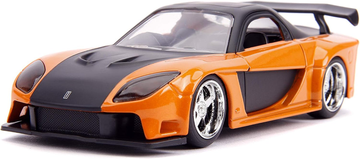 Jada 1:32 Han’s Mazda RX-7 & Toyota GR Supra – Orange – Fast & Furious Twin Pack – JD32910