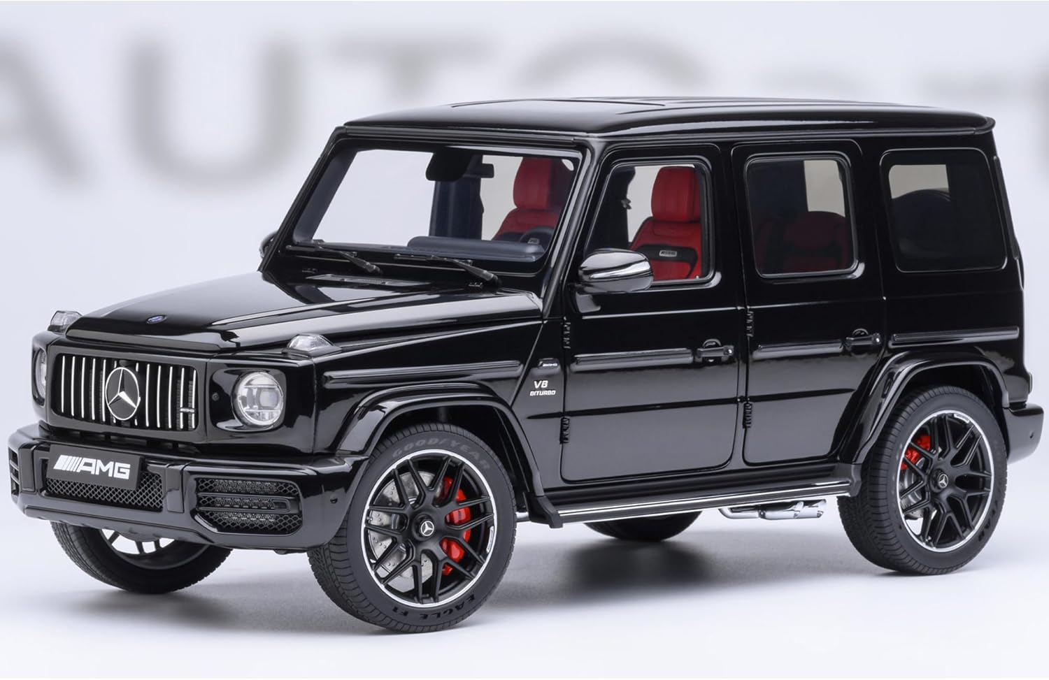 AUTOART-AMG G63 Black with Red Interior 1/18