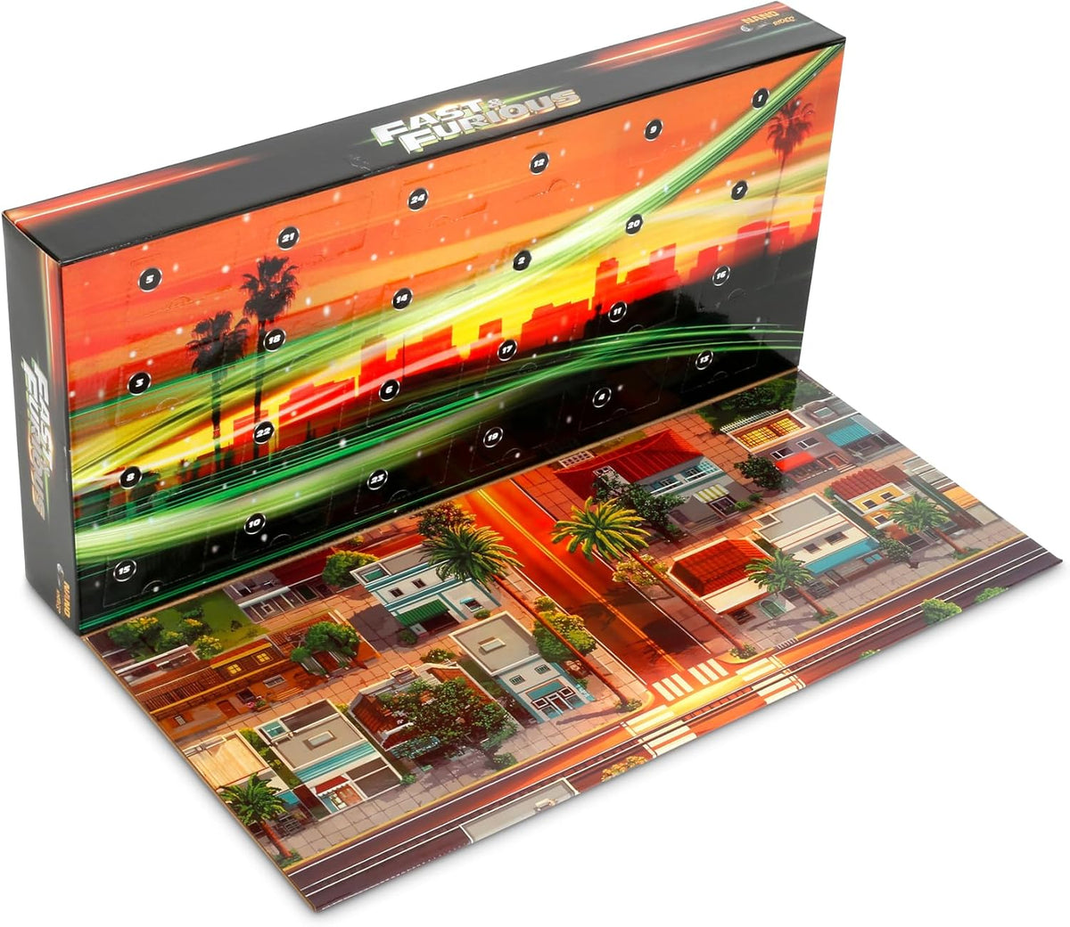 Jada Nano Hollywood Rides 1.65″ Fast & Furious 25th Anniversary Advent Calendar – Ensemble de 24 voitures JD37872