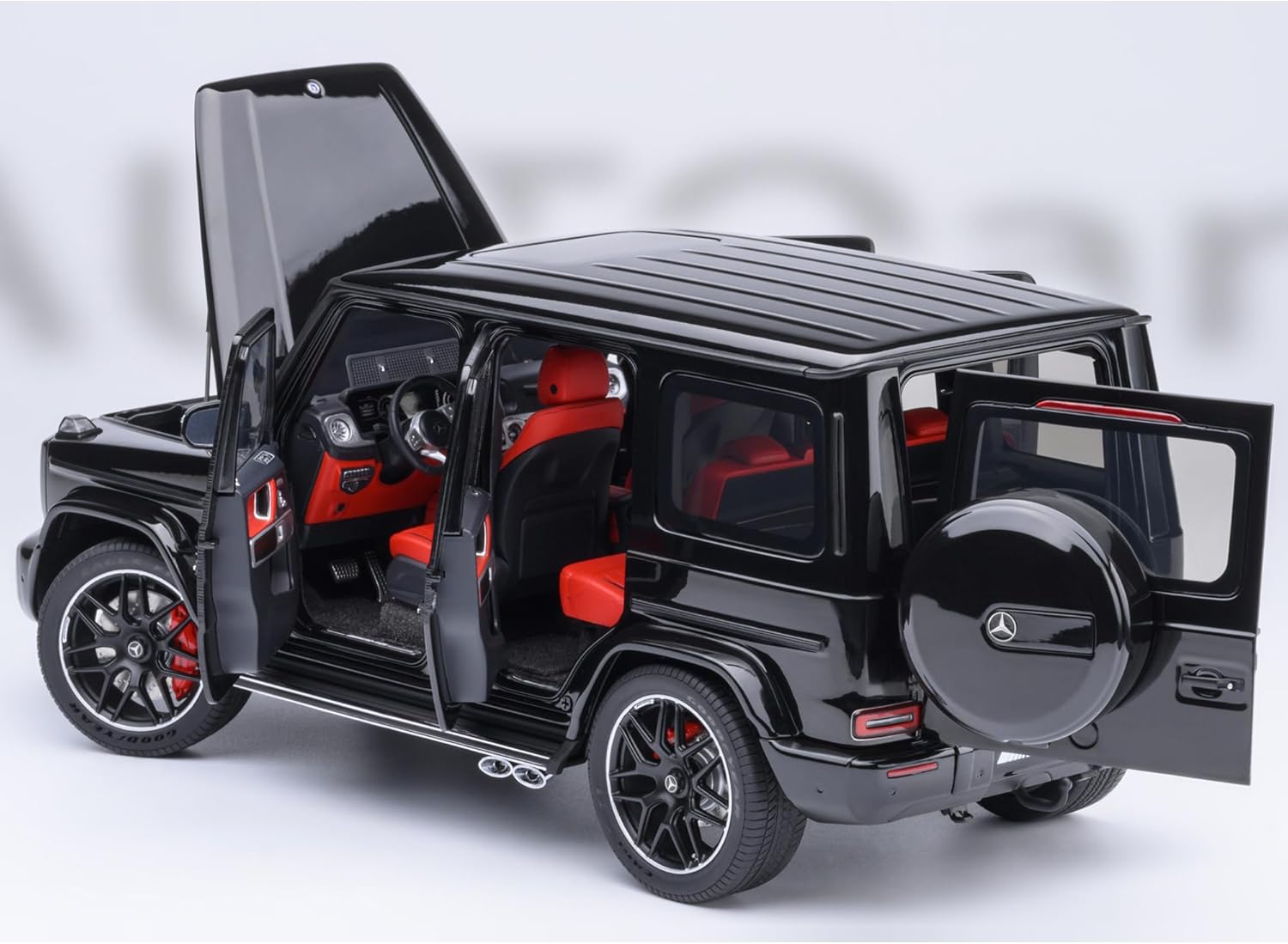 AUTOART-AMG G63 Black with Red Interior 1/18