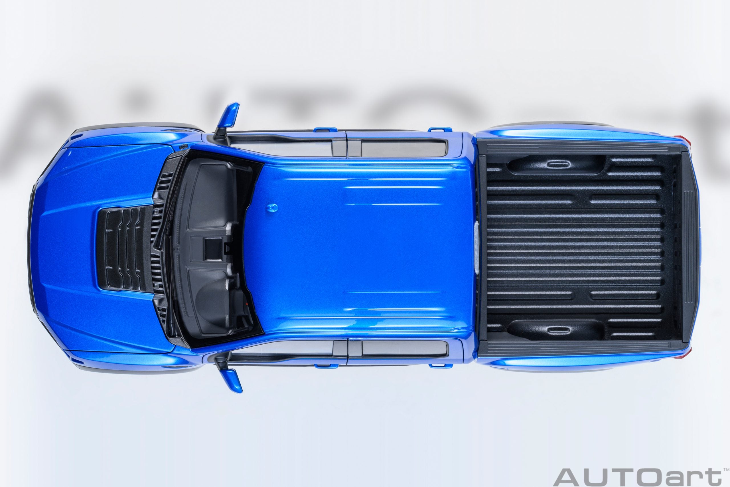 AutoArt 1:18-Ford F-150 Raptor Supercrew 2019 (Velocity Blue) AA72949