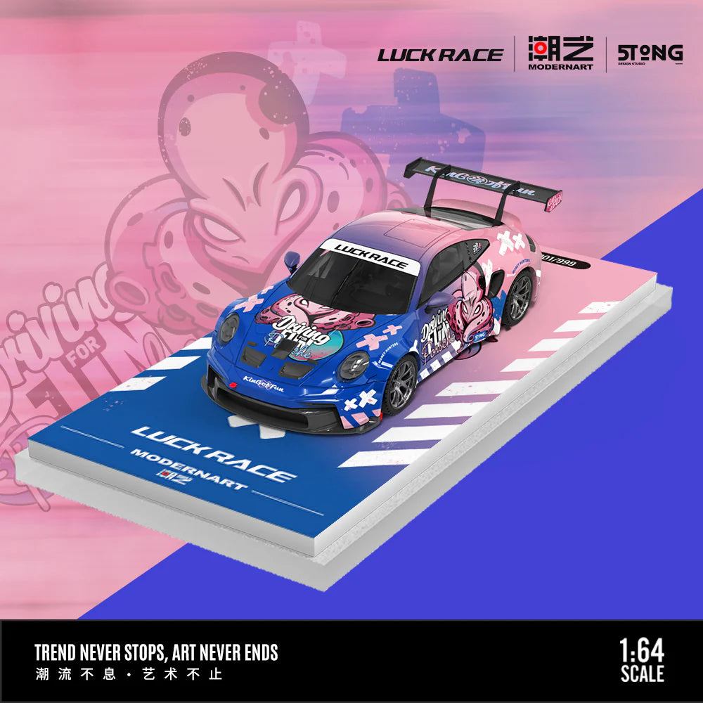 ModernArt 1:64-Porsche 911 GT3-LUCK RACE MD647308