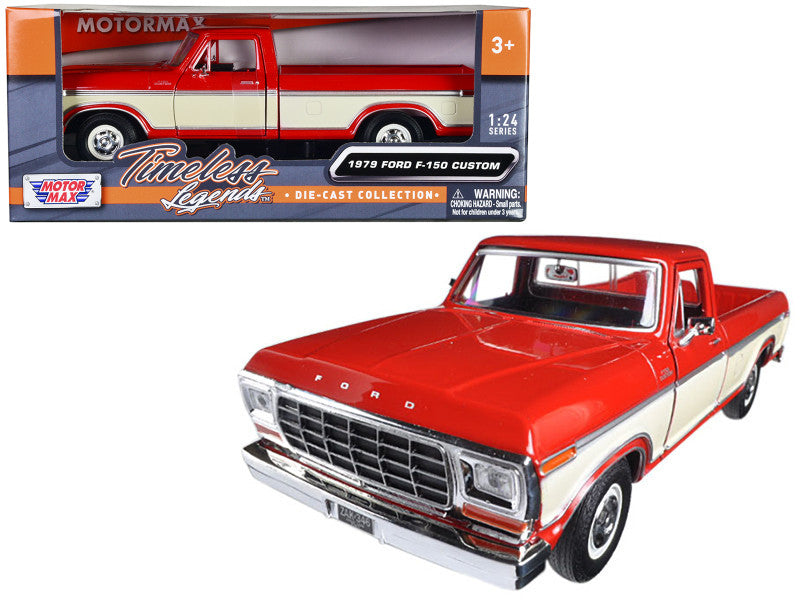 1979 Ford F-150 Custom – Red/Cream Two-Tone