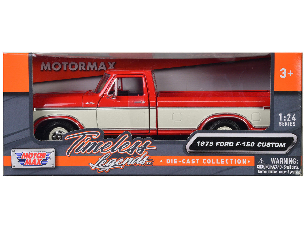 1979 Ford F-150 Custom – Orange/Crème deux tons