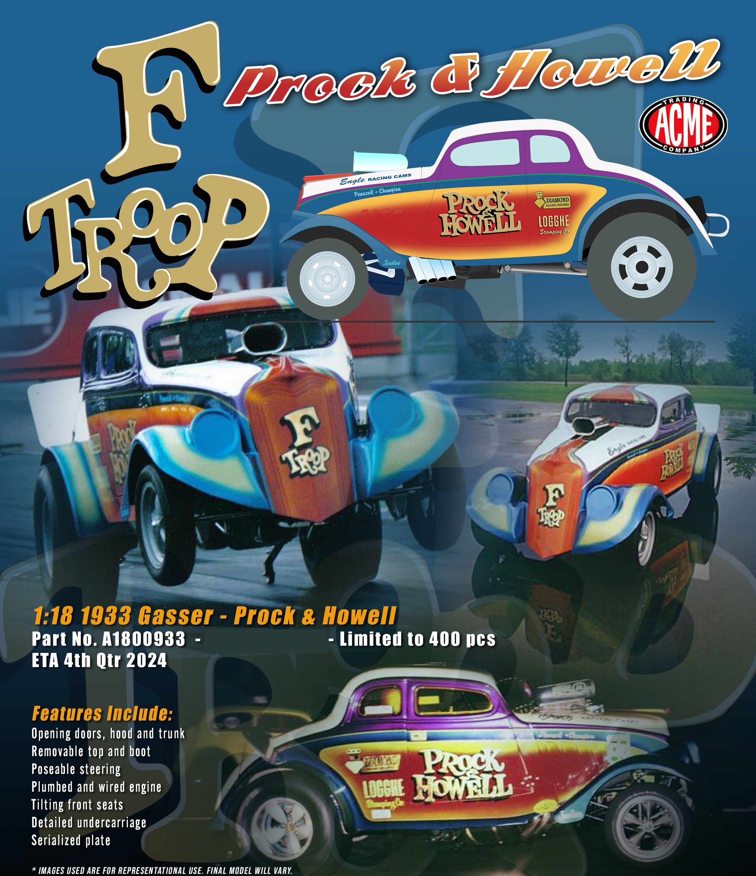 (PRE-ORDER HIVER/WINTER 2025) 1933 Gasser - Prock & Howell F Troop