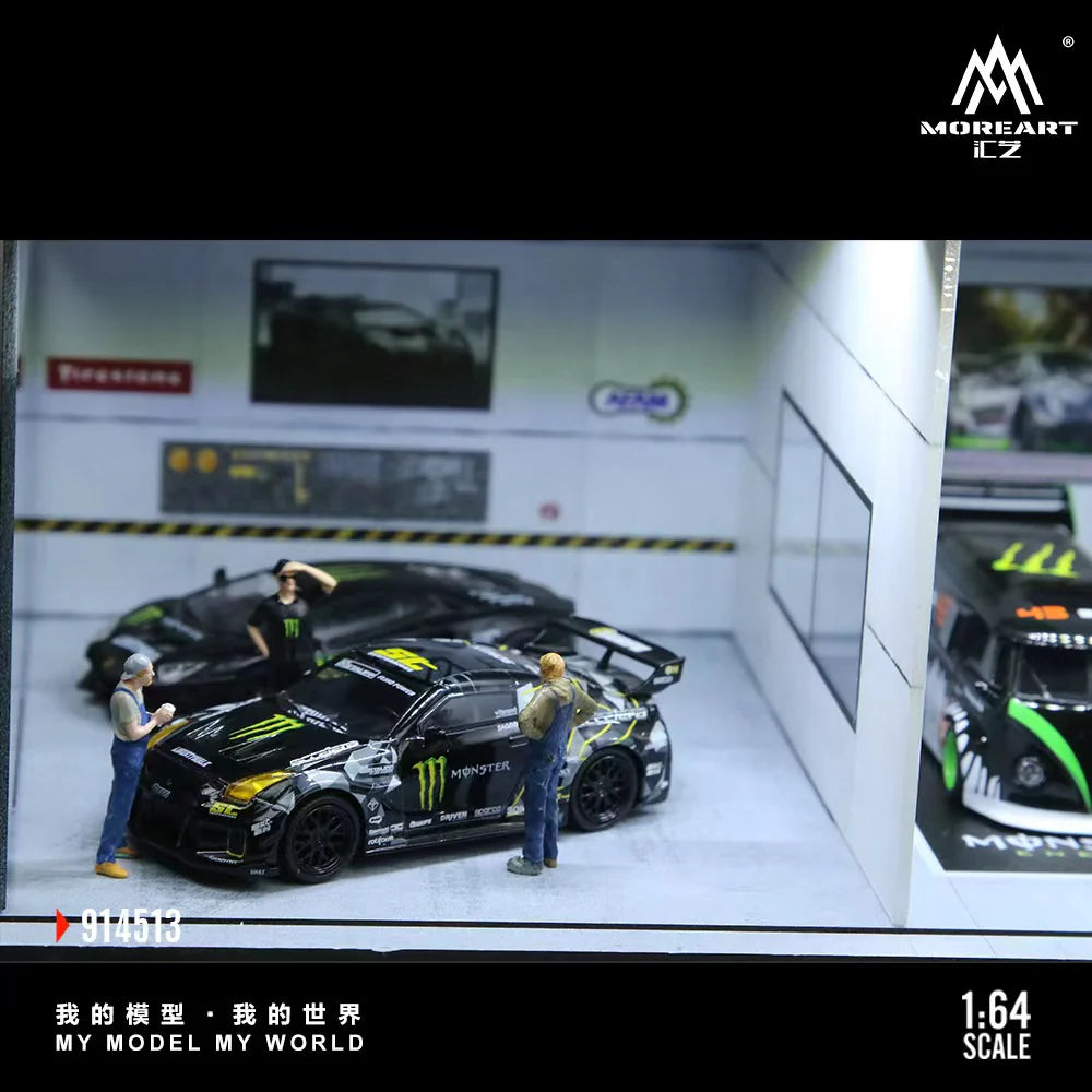 MoreArt 1/64-MONSTER ENERGY EXHIBITION HALL MO914513