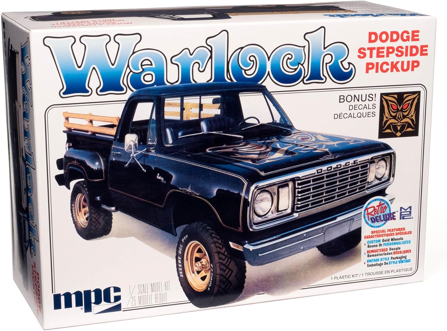 MPC 1977 Dodge Warlock Pickup 2T 1/25 Scale Model Kit MPC983M/12