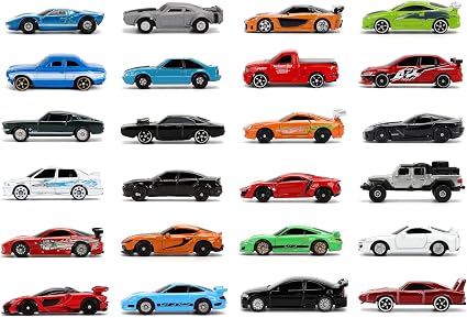 Jada Nano Hollywood Rides 1.65″ Fast & Furious 25th Anniversary Advent Calendar – Ensemble de 24 voitures JD37872