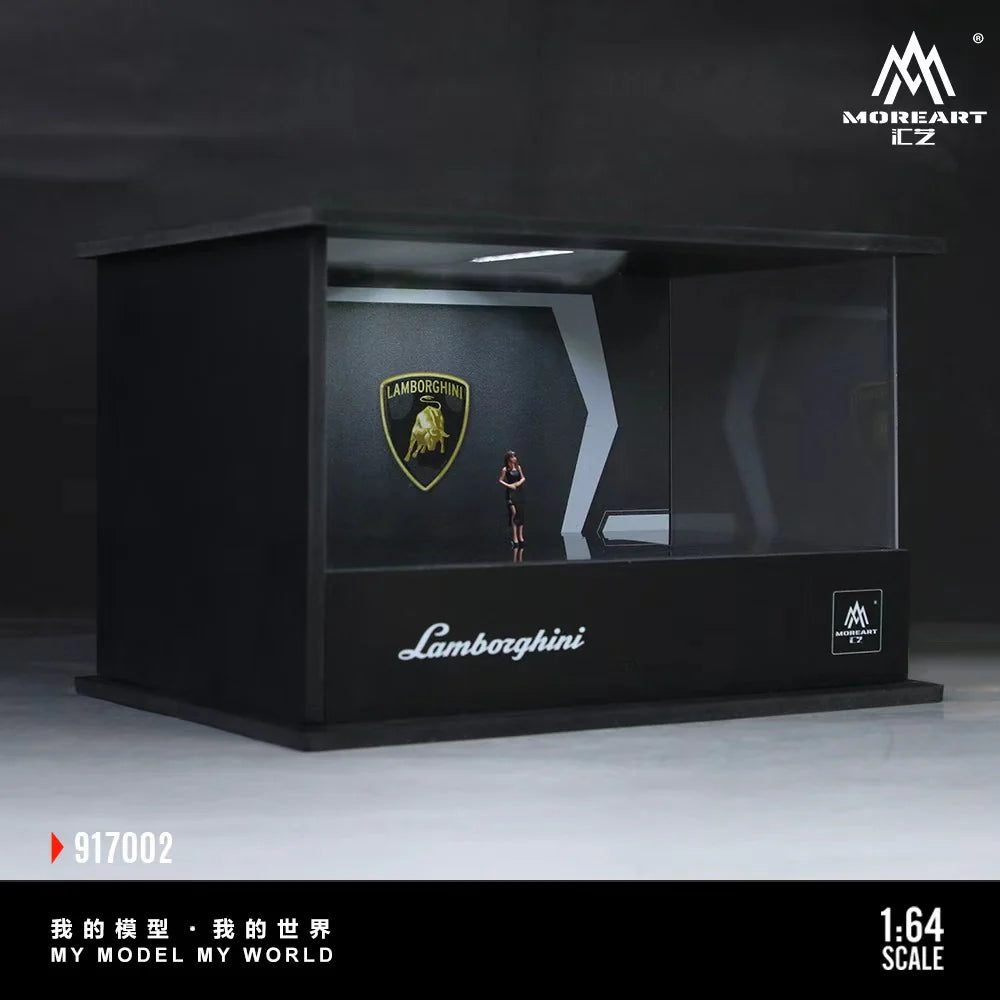 Lamborghini Turntable Showroom – Scène lumineuse 1:64 MoreArt MO917002