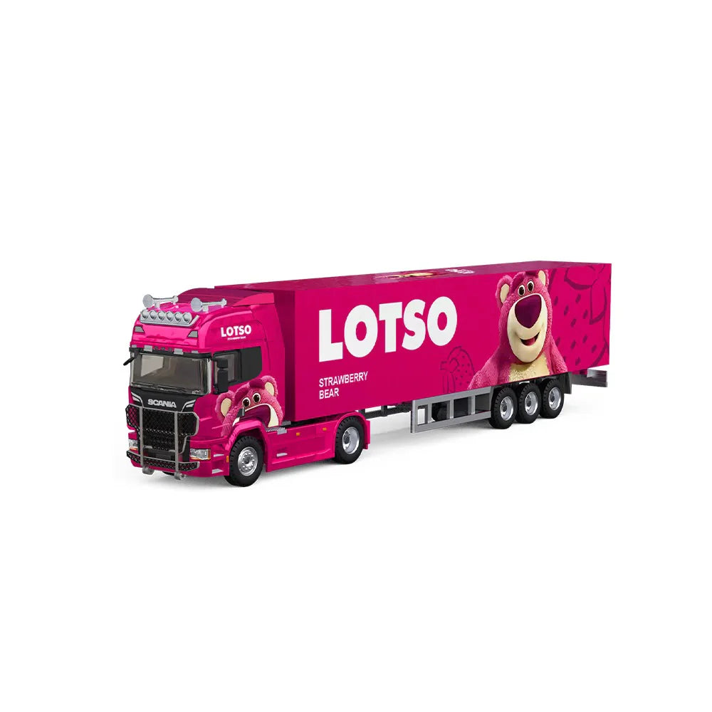 CoolCar 1/64 - Scania Container Truck-LOTSO STRAWBERRY BEAR CC644024