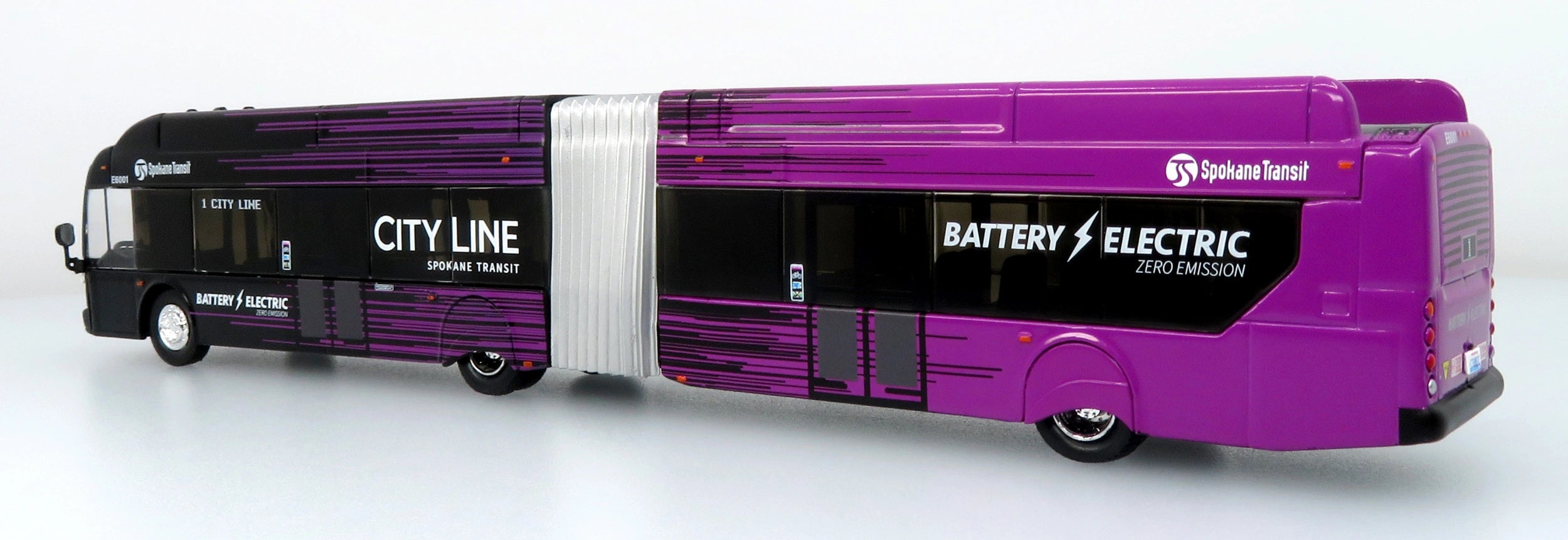 NFI Xcelsior XE60 5-Door Articulated Transit Bus: Spokane Transit City Line