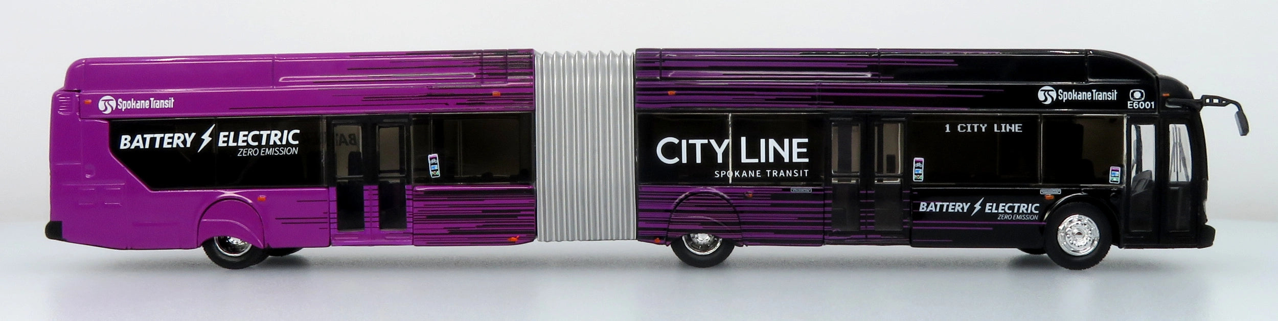 NFI Xcelsior XE60 5-Door Articulated Transit Bus: Spokane Transit City Line