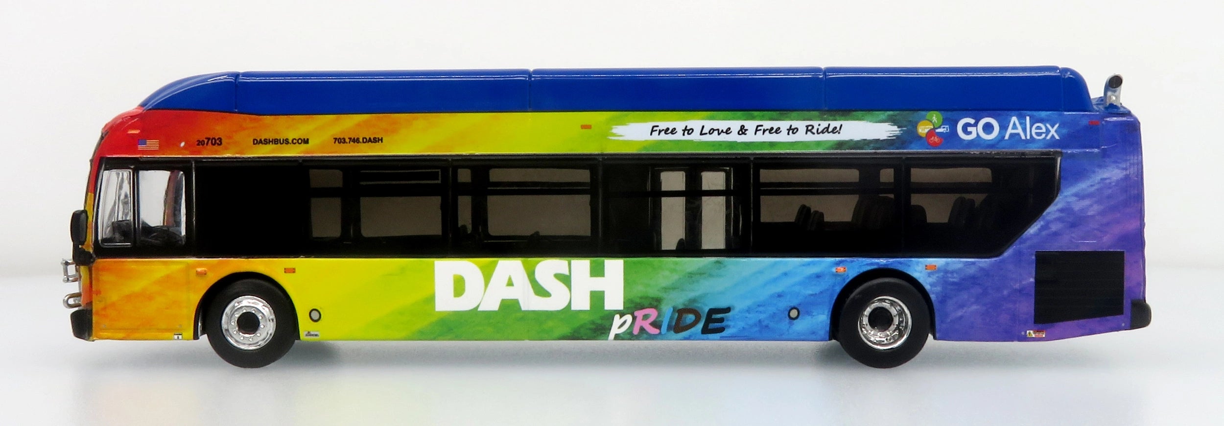 NFI Xcelsior XN40 Transit Bus: DASH - Pride Livery