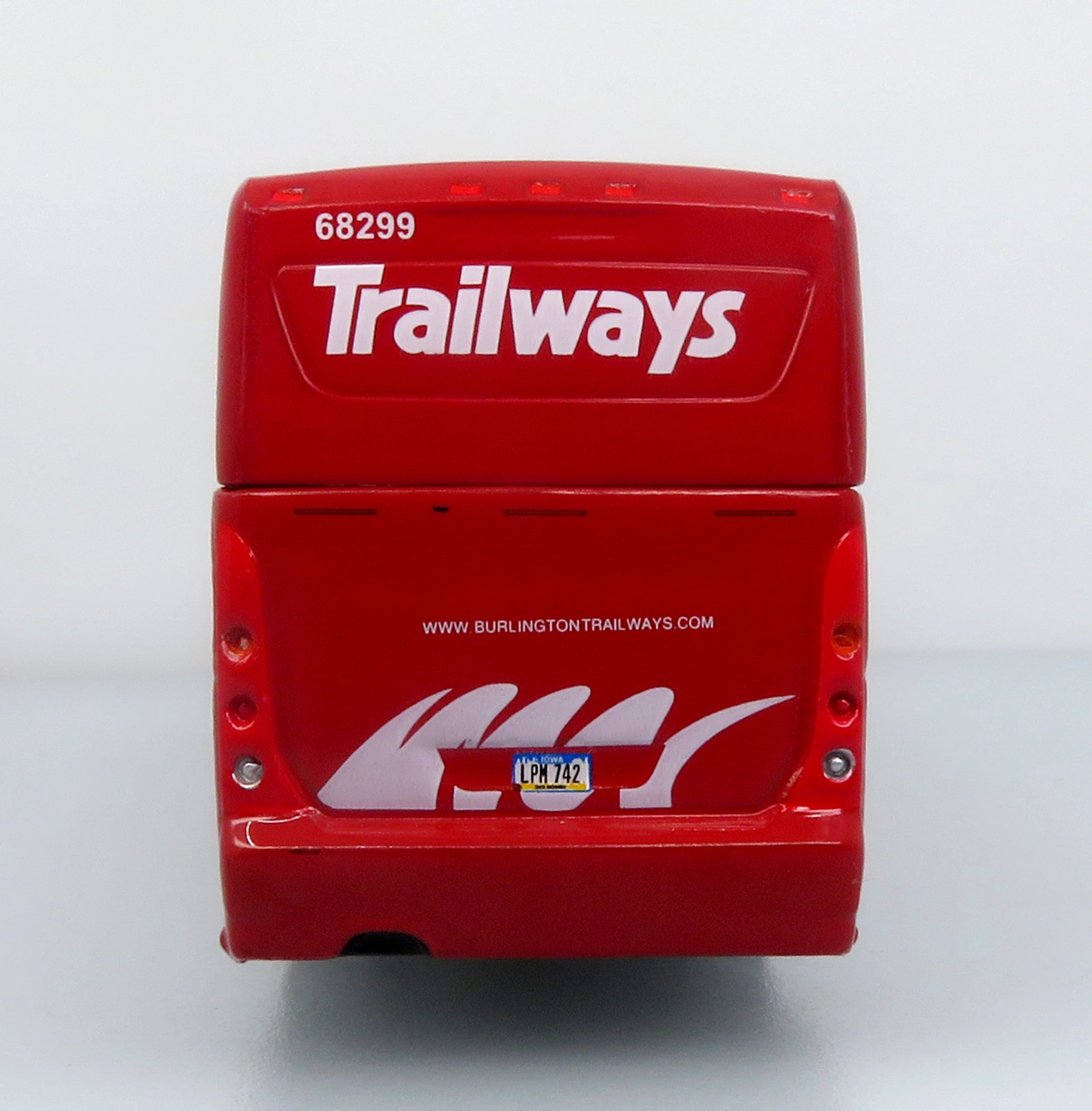 Autobus MCI D4520 Coach Burlington Trailways 1:87 — Iconic Replicas 87-0661