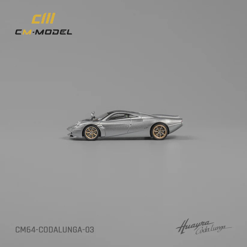 CM MODEL-Pagani Codalunga (Metallic Silver) CM64-CODALUNGA-03