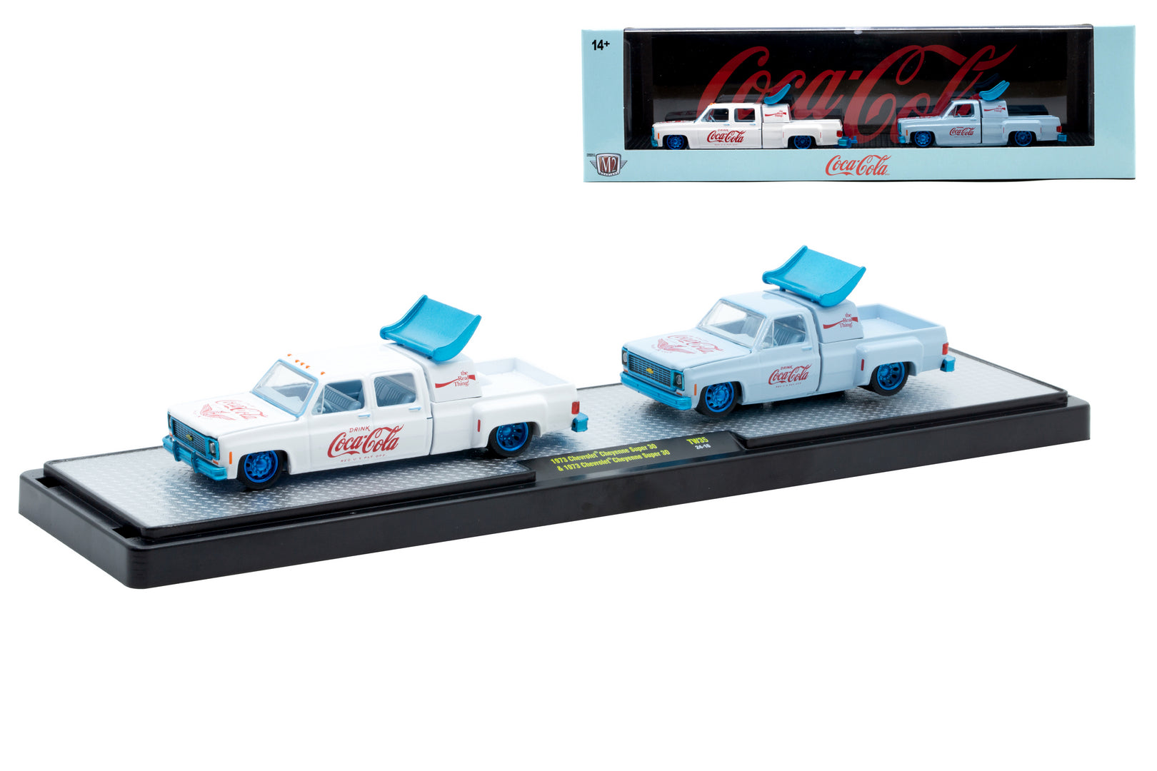 CHASE CARS-Coca-Cola - 1973 Chevrolet Cheyenne Super 30 and 1973 Chevrolet Cheyenne Super 30 - M2 Auto-Haulers -Release 35