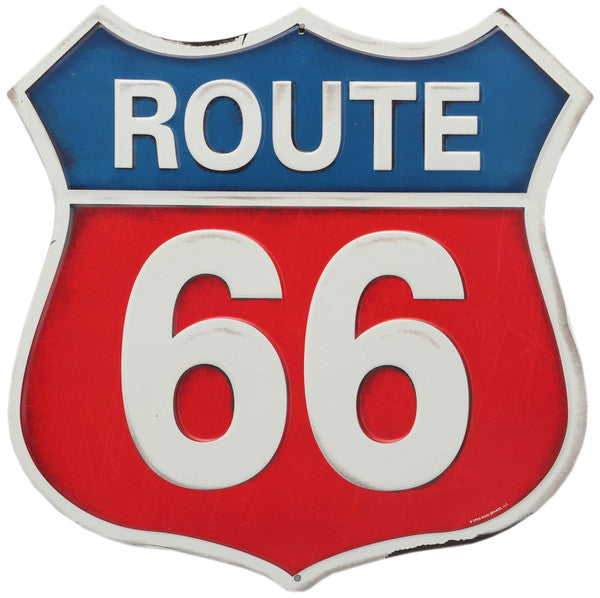 Route 66 Metal Sign