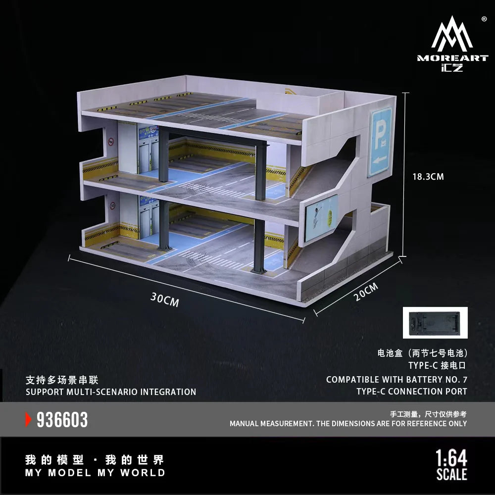 MoreArt Diorama 1:64-Japanese Parking Building MO936603