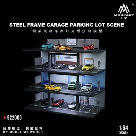MoreArt 1/64 - Steel Structure Parking Lot- "Japanese Style" MO922005