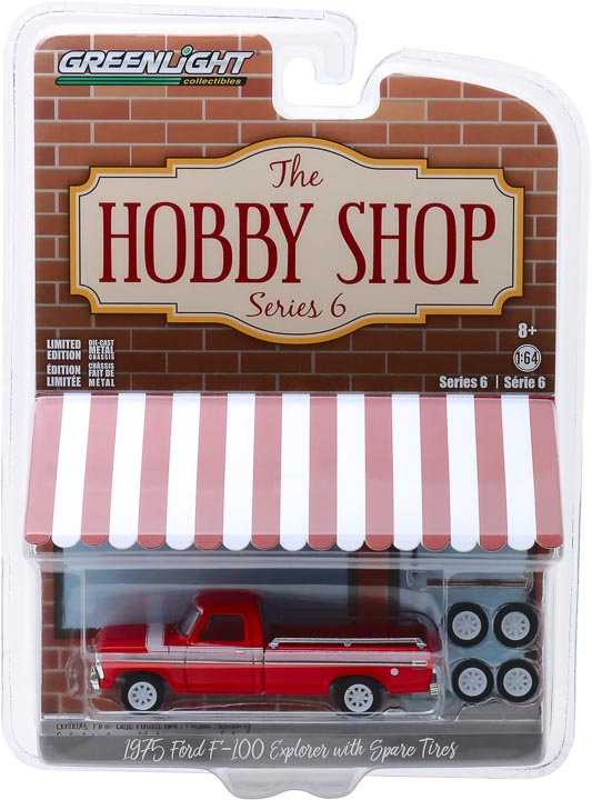 1975 Ford F-100 Explorer with Spare Tires Solid Pack, The Hobby Shop Series 6