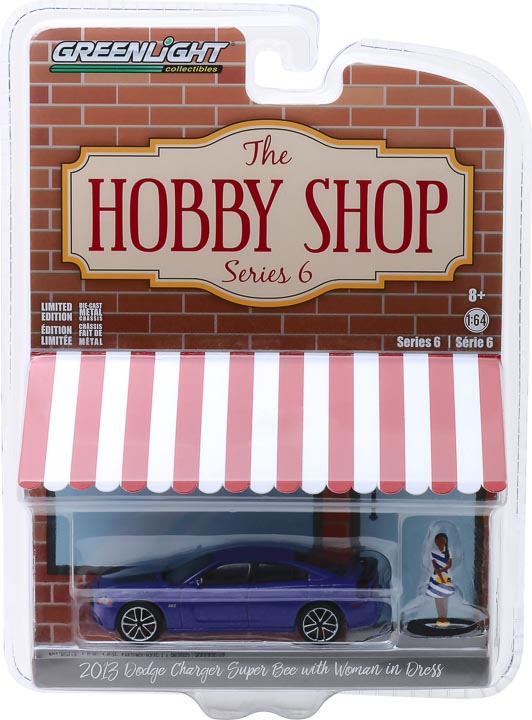 2013 Dodge Charger Super Bee with Woman in Dress, The Hobby Shop Series 6