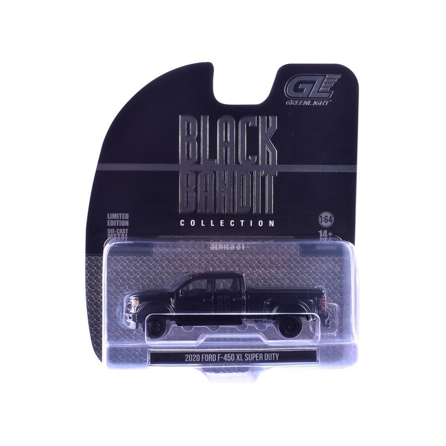 GreenLight 1:64 Ford F-450 XL Super Duty 2020 Noir – Black Bandit Series 31 – GL28190-F