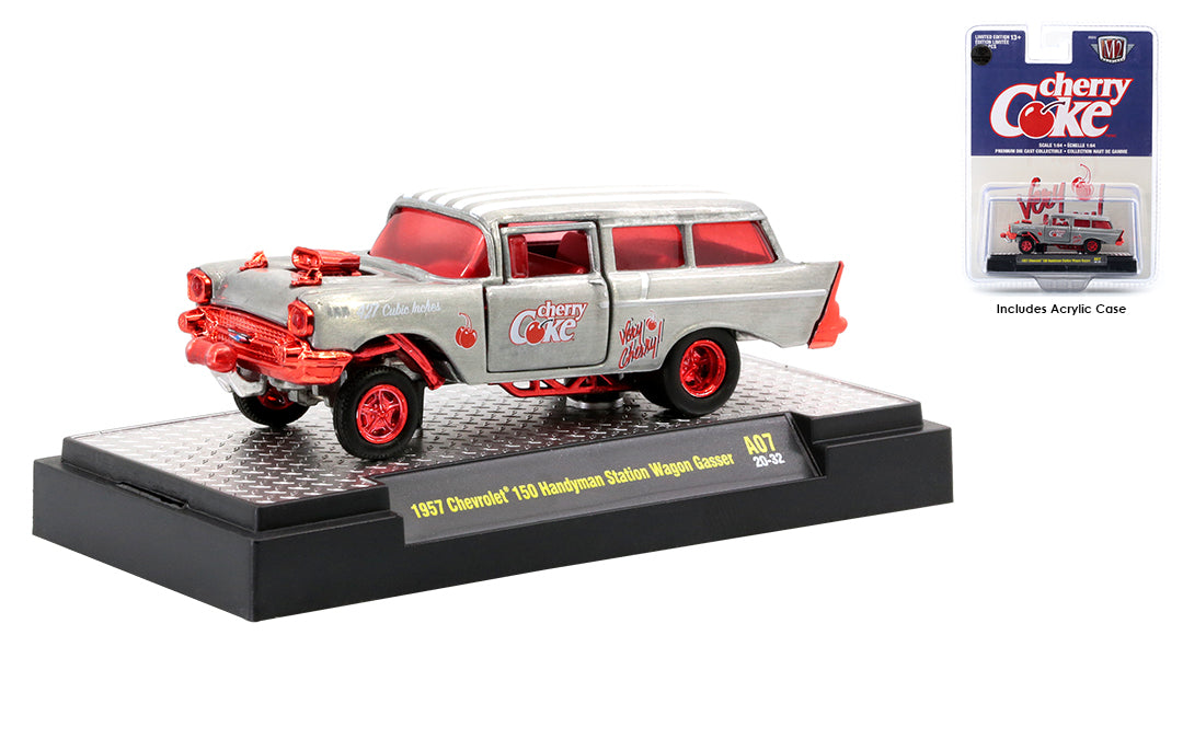 Super Chase Cars- Coca-Cola, 1957 Chevrolet 150 Handyman Station Wagon Gasser
