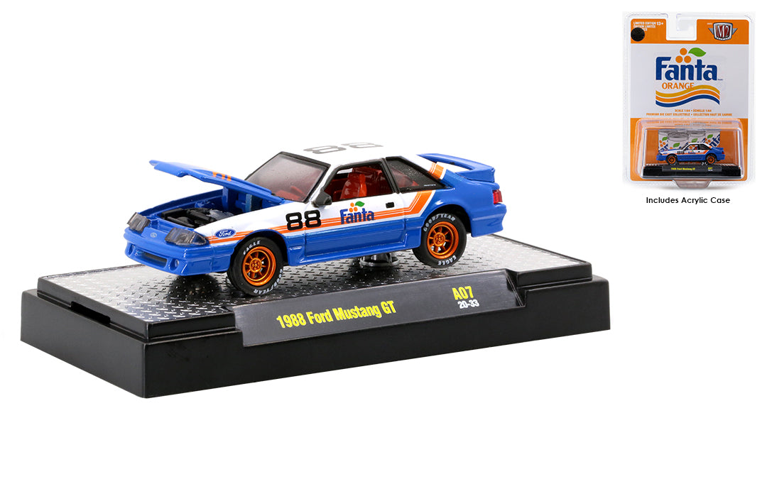 Chase Cars-Fanta, 1988 Ford Mustang GT