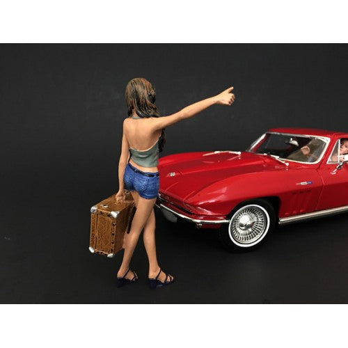 Hitchhiker Set of 2 Figures - American Diorama 1:18 - AD-23896G