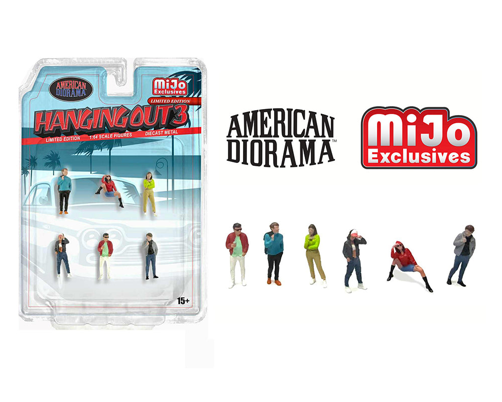 American Diorama 1/64-Figure set - Hanging Out 3 AD-2430MJ