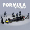 American Diorama 1:64 Formula Pit Crew – Team Blue – MiJo Exclusives – AD-2442MJ