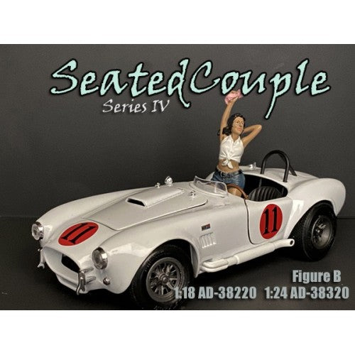 Figurine Seated Couple IV - Figure B