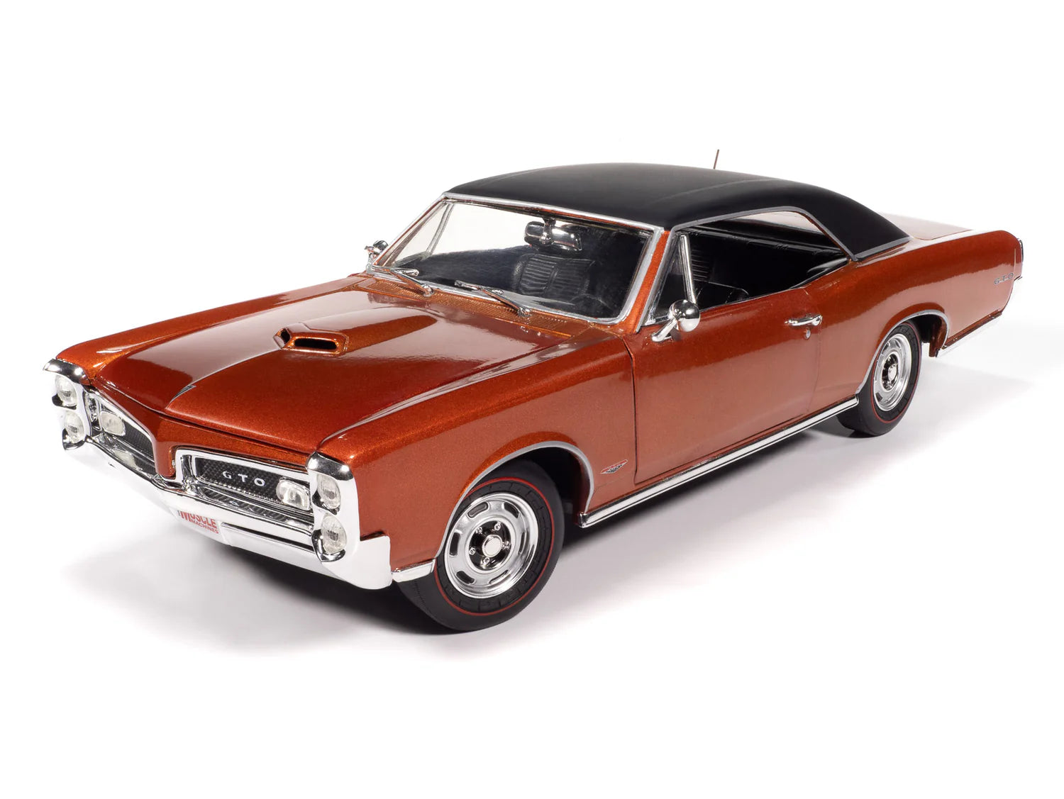 1966 Pontiac GTO Copper Blaze Metallic with Black Vinyl Top "Hemmings Muscle Machines